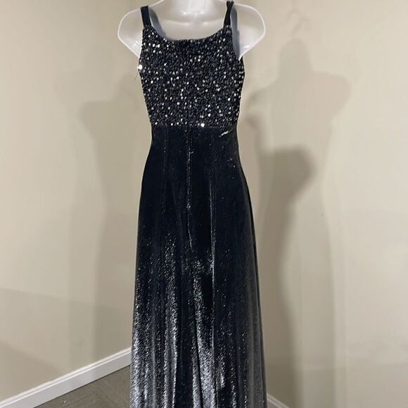 NWOT Betsy & Adam by Jaslene Sequin Jeweled Evening Dress.  Size 6 S small - Picture 9 of 13